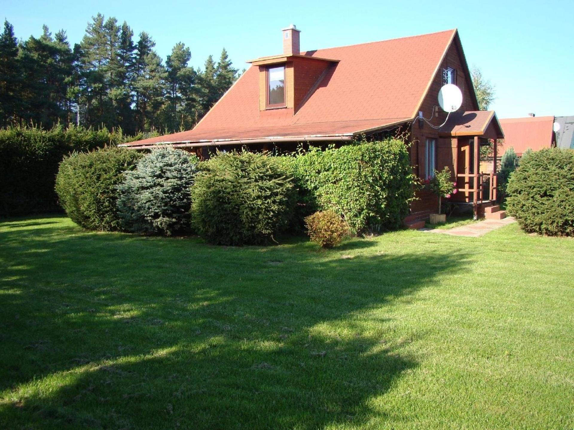 Villa Holzhuette Mit Weitlaeufigem Garten Am Wald Kopalino Exterior foto